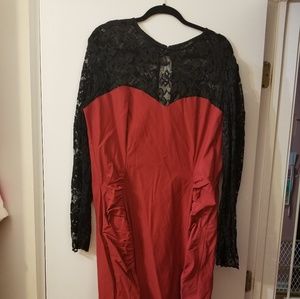 Pinup girl clothing 4x red dress